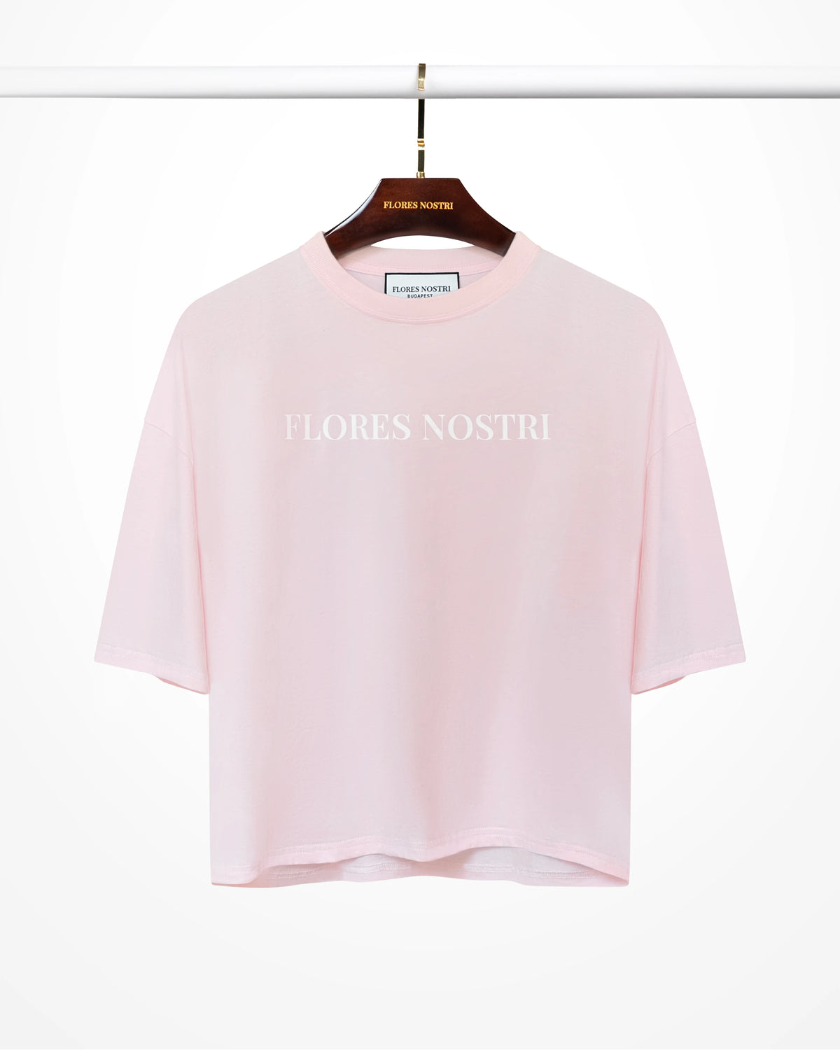 ORGANIKUS PAMUT FOLK FIT T-SHIRT - PINK MARSHMALLOW